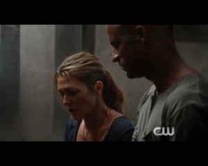 the 100 3x02 Abby et Lincoln
