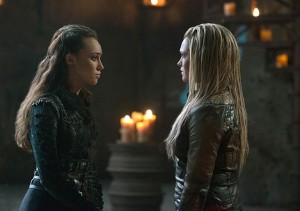 the 100 3x06 Clarke et Lexa