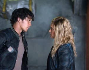 the 100 4x03 photo bellamy clarke 2