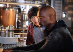 the 100 4x06 Jaha Monty 2